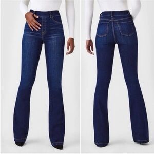 Spanx Flare Jeans Midnight Shade 1X TALL NWT 20327T
